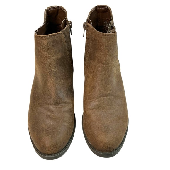 Carlos by Carlos Santana BERT Rustic Brown Ankle Booties Boots Size 7.5M - Picture 4 of 15